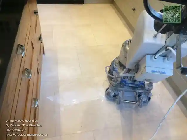 marble honing using finer diamonds than grinding