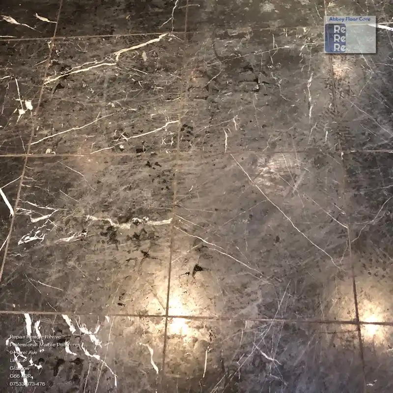 Dull & Unattractive Marble Floor
