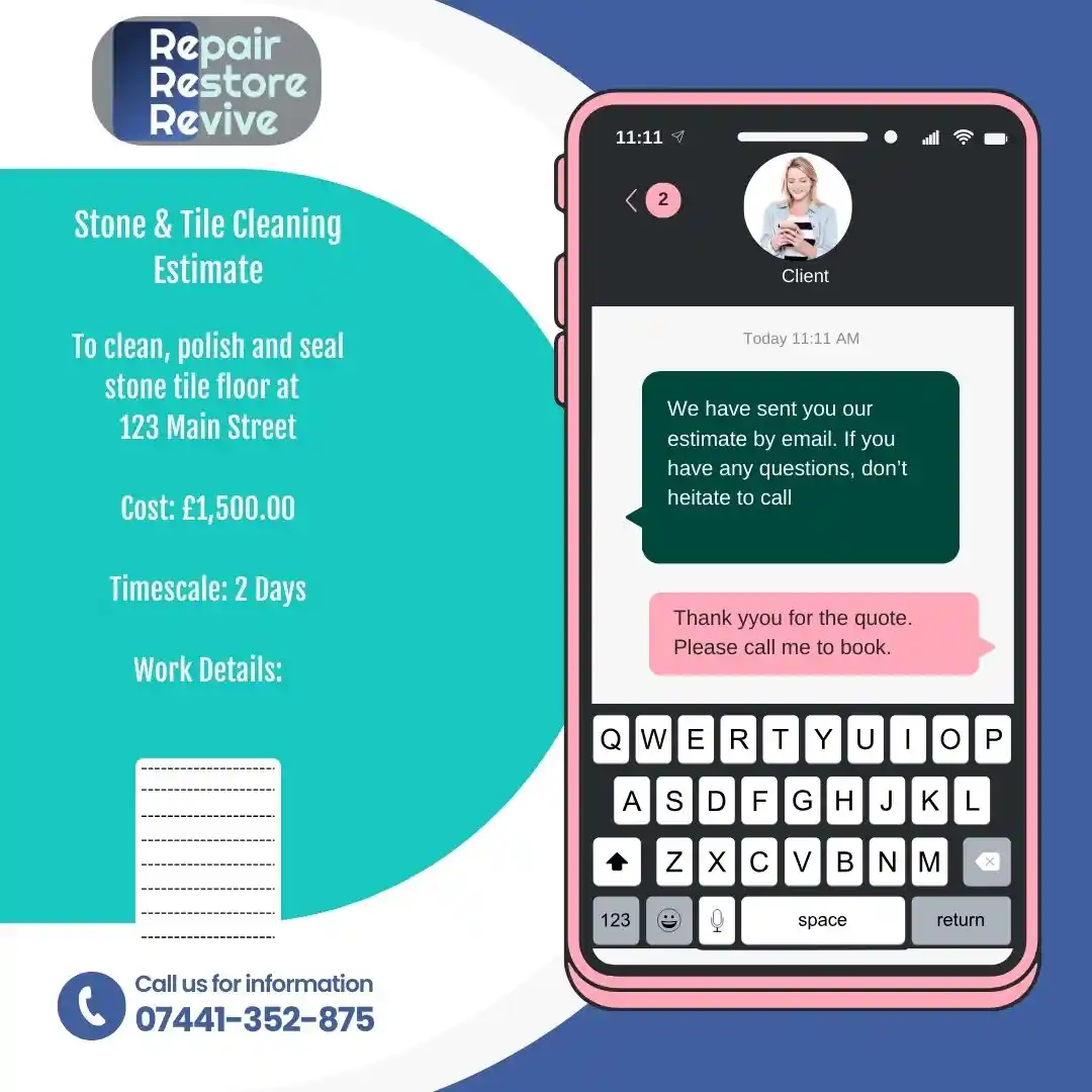 receive a written terrazzo restoration estimate