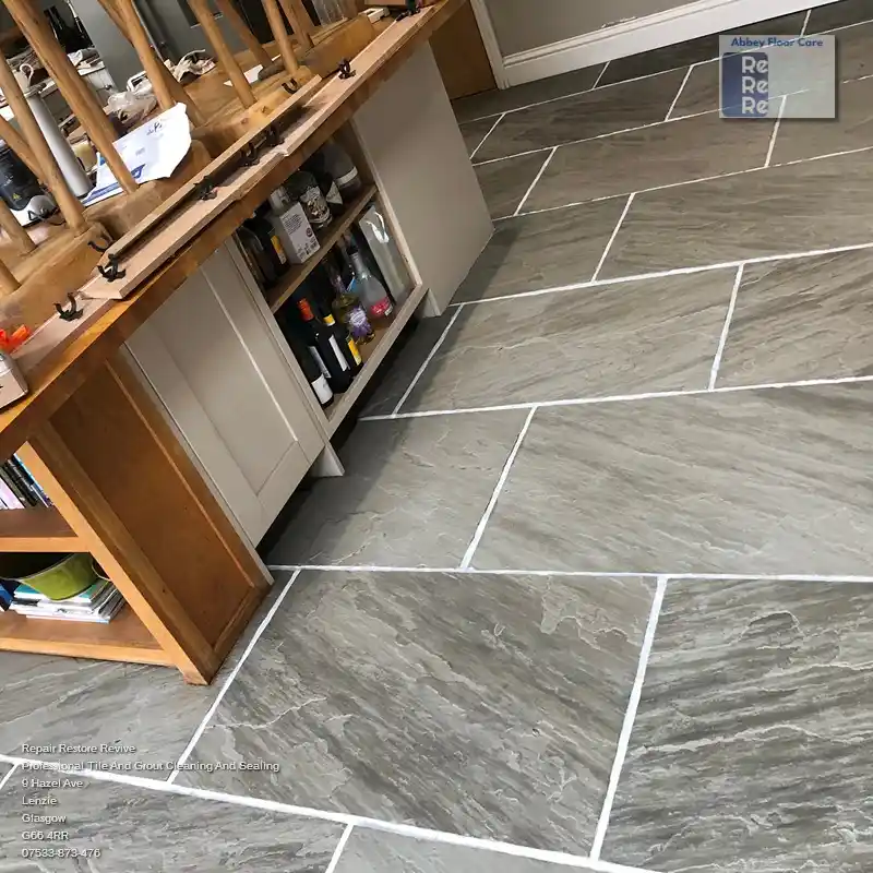 Cleaned And Sealed Tile And Grout