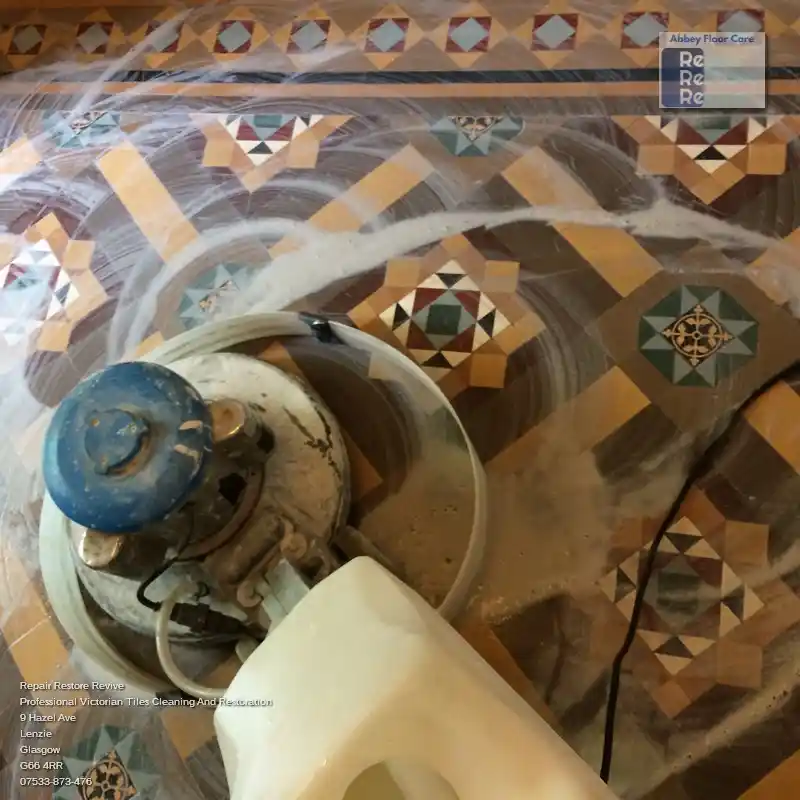 Cleaning & Restoring Victorian Floor Tiles