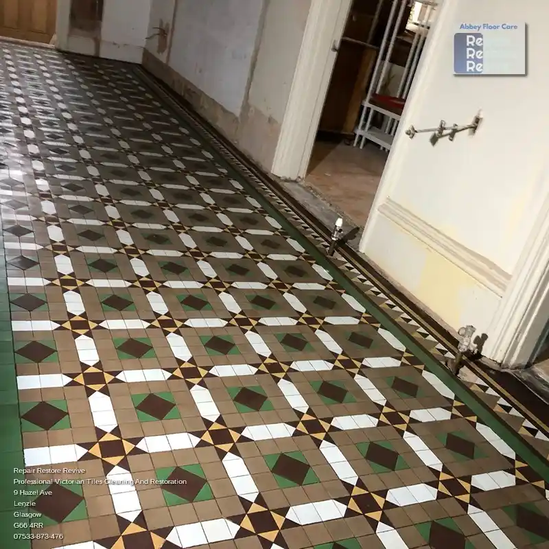 enjoy a fantastic victorian tile floor